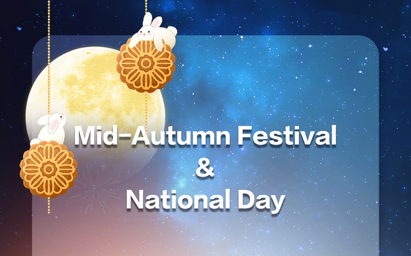Calendario de vacaciones de Propoweress: Día Nacional y Festival del Medio Otoño